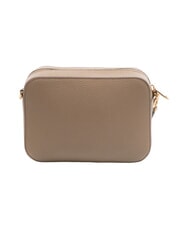 FURLA GARDENIA Camera case bag in keria print leather taupe + cognac tones - Women&rsquo;s Bags - 3