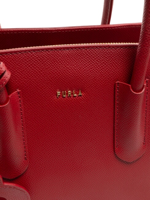 TESSA Andromeda Print Leather Tote Bag lacquer - Women&rsquo;s Bags