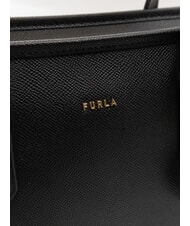 FURLA CLASSIC Handbag, leather shopper Black - Women’s Bags - 4