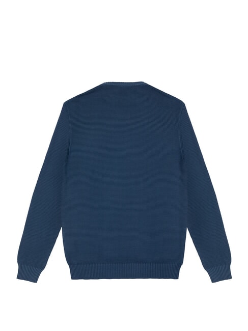 NATURAL Cotton sweater dark blue - Men's Sweaters
