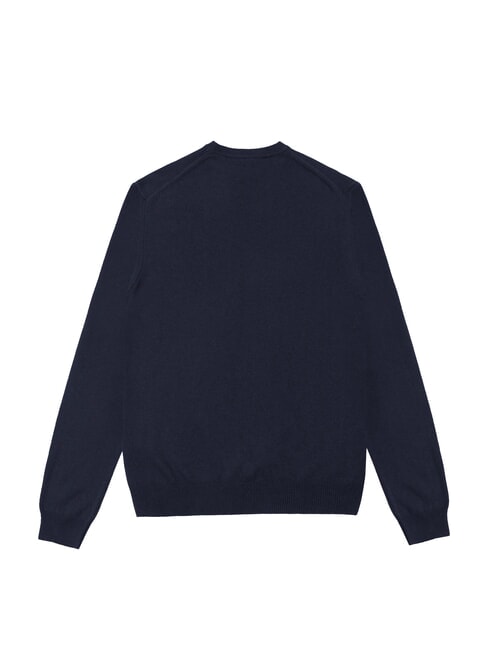 ORIGINALS Cashmere blend plain knit sweater navy blue - Men's Sweaters