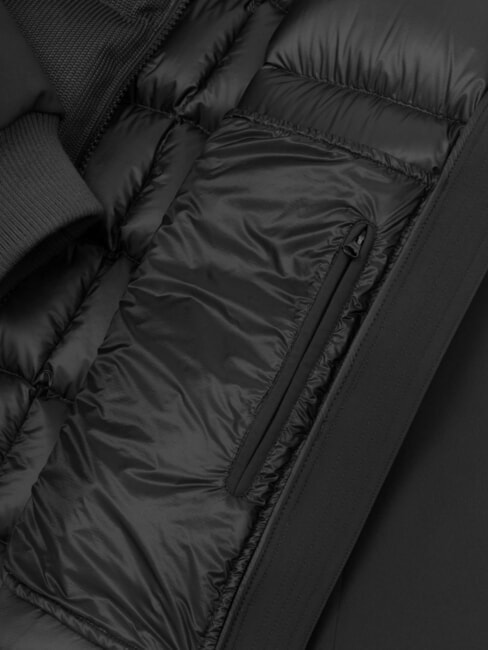 KNITS Down filled comforter black - Men's down jackets