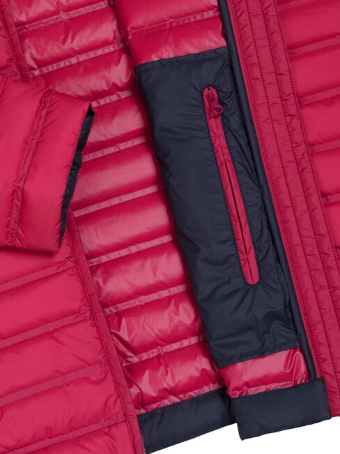 UNDERSCORE Down jacket with hood pomegranate/navy blue - Men's down jackets