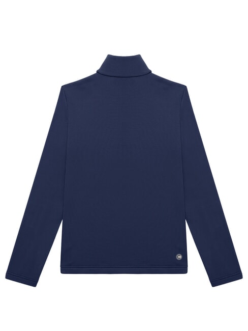 SCI FACETIME Thermal sweatshirt with half zip navy blue - Women's Sweatshirts