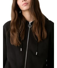 COLMAR STUNNING Full zip sweatshirt with hood and pleats - Women's Sweatshirts