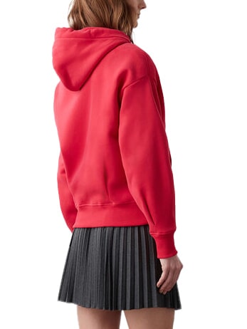 STUNNING Full zip sweatshirt with hood and pleats rebel - Women's Sweatshirts