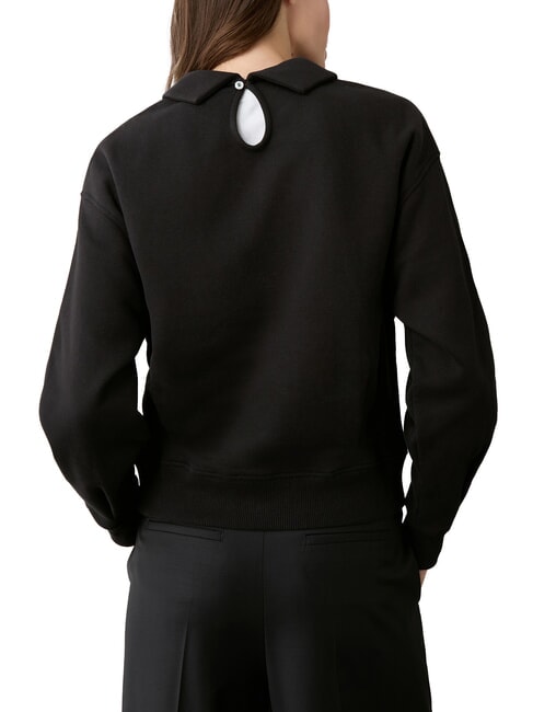 STUNNING Sweatshirt with collar black - Women's Sweatshirts