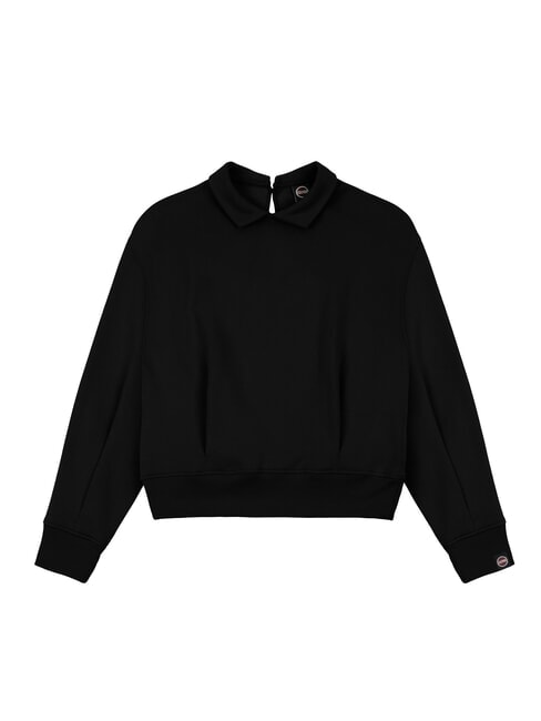 STUNNING Sweatshirt with collar black - Women's Sweatshirts