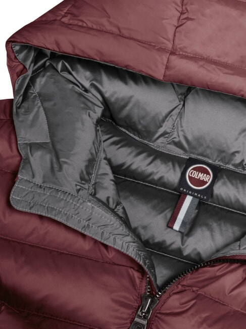 DELUXE Short down jacket with hood darkbrunette-darks - Women's down jackets