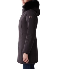 COLMAR PURENESS Long padded jacket with hood black - Women's down jackets - 2