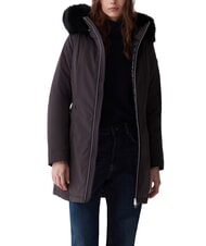 COLMAR PURENESS Long padded jacket with hood black - Women's down jackets - 3