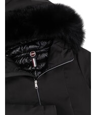 COLMAR PURENESS Long padded jacket with hood black - Women's down jackets - 6