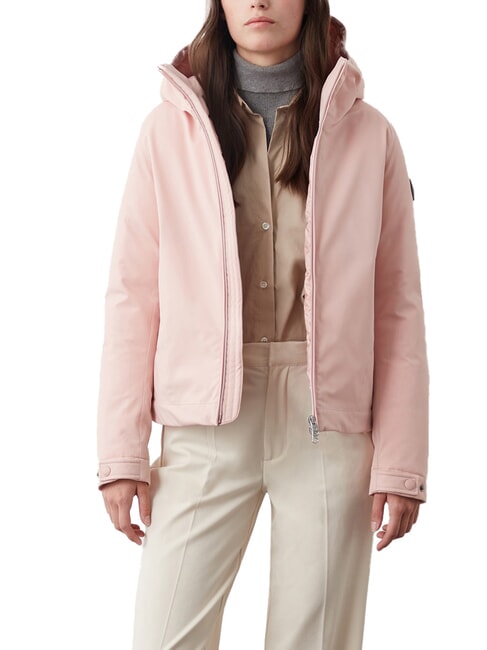 PURENESS Padded jacket with hood milkshake - Women's Jackets