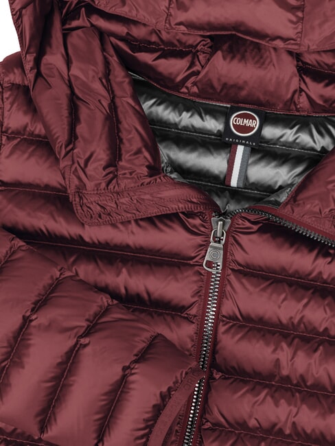 DELUXE Fitted down jacket with hood darkbrunette - Women's down jackets