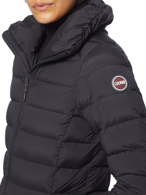 EXPERT Medium-length down jacket with high collar black - Women's down jackets