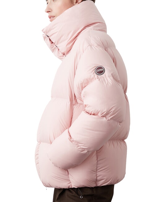 CAPTION Short down jacket with hood milkshake - Women's down jackets