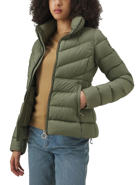 CAPTION High-necked down jacket mud - Women's down jackets