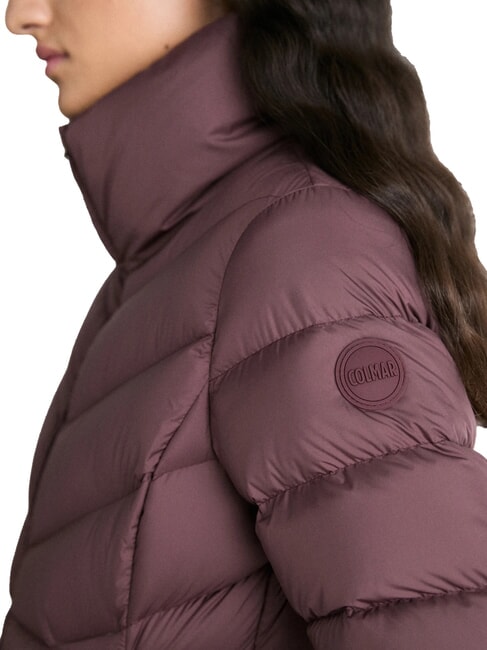 CAPTION High-necked down jacket brunette - Women's down jackets