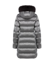 COLMAR DELUXE Long down jacket with hood dark steel-dark steel - Women's down jackets - 6
