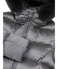 COLMAR DELUXE Long down jacket with hood dark steel-dark steel - Women's down jackets - 7