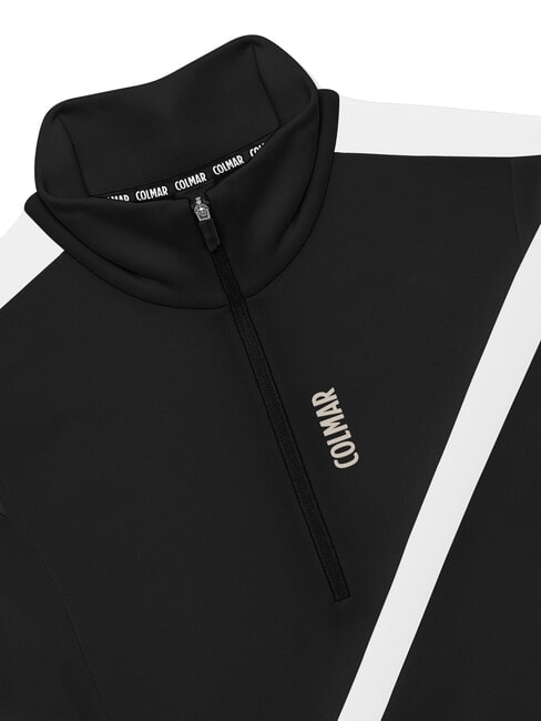 SCI FACETIME High-neck full-zip thermal sweatshirt black and white - Women's Sweatshirts