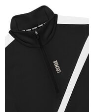 COLMAR SCI FACETIME High-neck full-zip thermal sweatshirt black and white - Women's Sweatshirts - 3