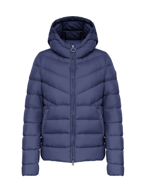 CAPTION Short down jacket with hood navy blue - Women's down jackets