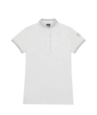 COLMAR MONDAY Short-sleeved polo shirt in stretch piquet white - Polo shirt - 4