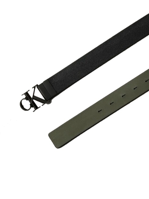 CK HARDWARE SEASONAL  Reversible leather belt thyme - Belts