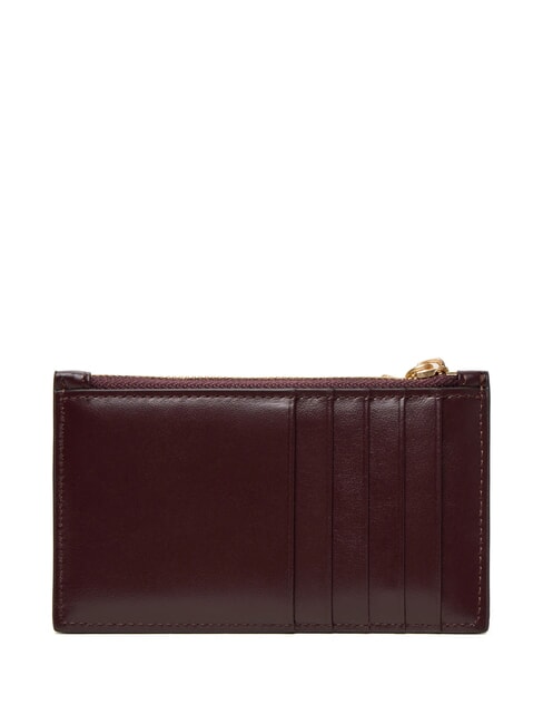 HARDWARE MONOGRAM Leather card holder / coin purse fudge - Women&rsquo;s Wallets