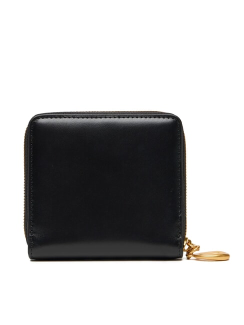 ENGRAVED  Small leather wallet on black - Women’s Wallets