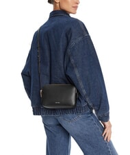 CALVIN KLEIN EMBOSSED LOGO Mini shoulder bag black/toasted coconut - Women’s Bags - 5