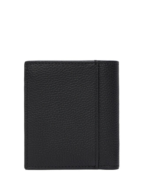 FOIL EMBOSS  Vertical leather wallet on black - Men’s Wallets