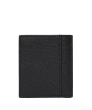 CALVIN KLEIN FOIL EMBOSS  Vertical leather wallet on black - Men’s Wallets - 3