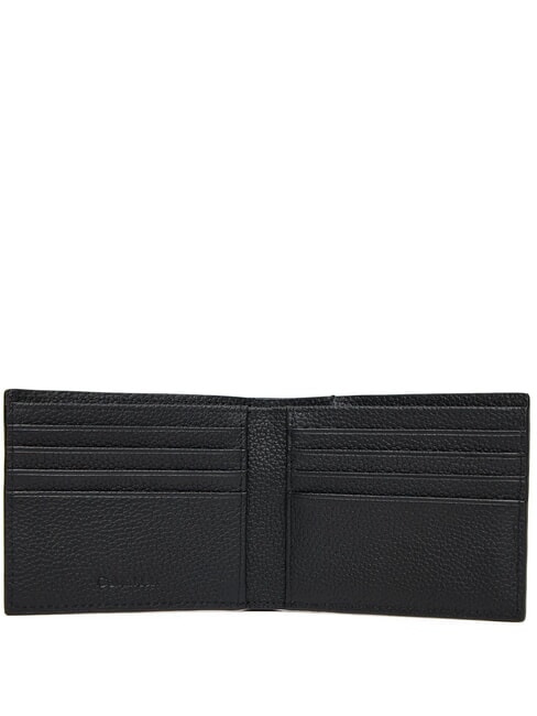 FOIL EMBOSS  Leather wallet on black - Men’s Wallets