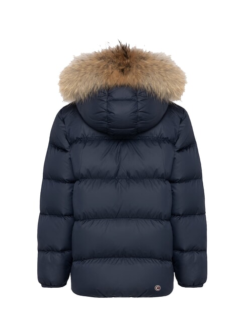 E-CONCRETE Down jacket with hood navyblue-vulcan - Baby Jackets
