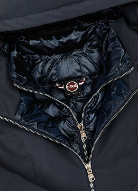 PURENESS KIDS Padded jacket with hood navy blue - Baby Jackets