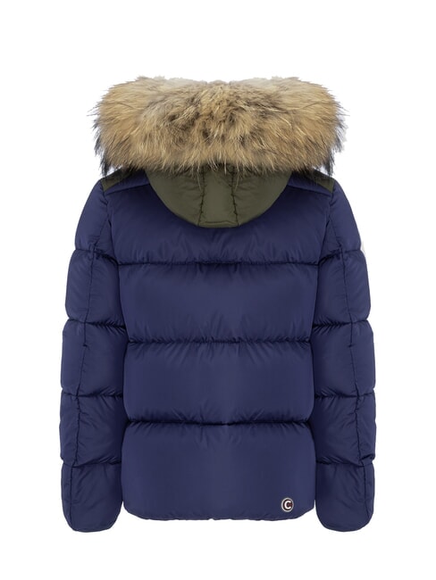 E-CONCRETE Down jacket with hood skipper-bush-vulcan - Baby Jackets