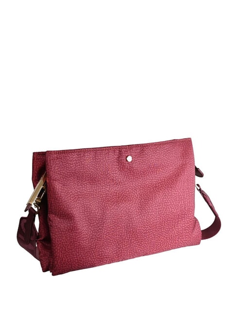 L'ECOLE NYLON Shoulder bag with three compartments merlot - Women&rsquo;s Bags