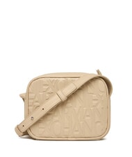 ARMANI EXCHANGE LIZ PEBBLE Camera bag with embossed logo - Women&rsquo;s Bags