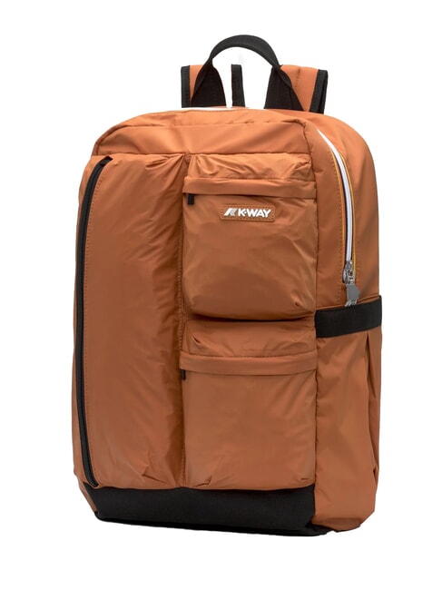AMBERT 15.6" laptop backpack orange adobe - Laptop backpacks