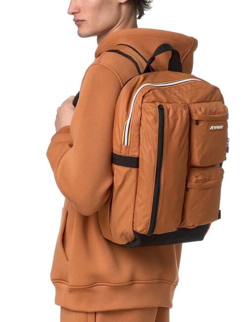 AMBERT 15.6" laptop backpack orange adobe - Laptop backpacks