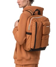 KWAY AMBERT 15.6" laptop backpack orange adobe - Laptop backpacks - 4