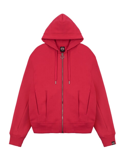 STUNNING Full zip sweatshirt with hood and pleats rebel - Women's Sweatshirts