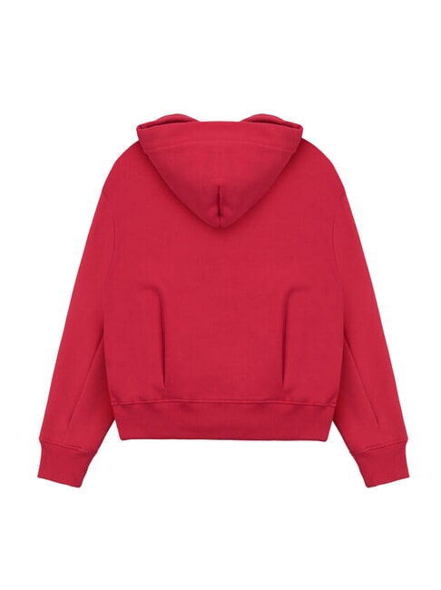 STUNNING Full zip sweatshirt with hood and pleats rebel - Women's Sweatshirts