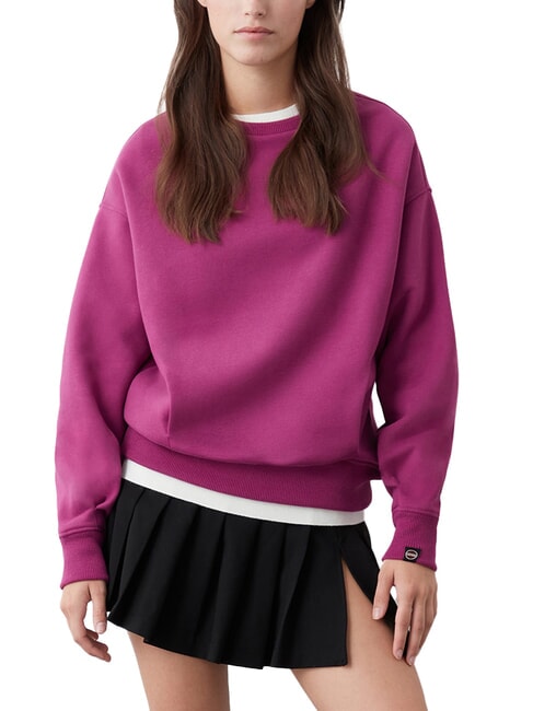 STUNNING Crew neck sweatshirt with pleats pop star - Women's Sweatshirts