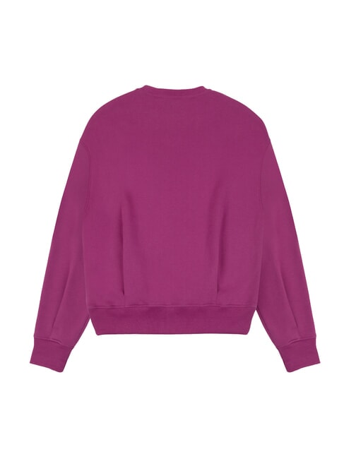 STUNNING Crew neck sweatshirt with pleats pop star - Women's Sweatshirts