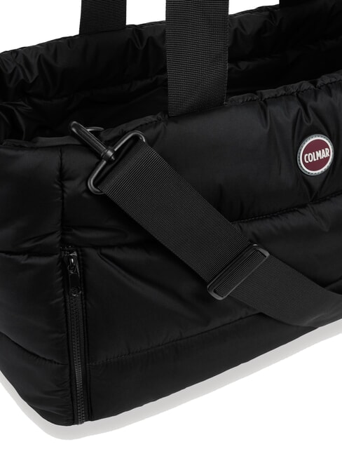 FLOID Quilted duffel bag with shoulder strap black - Duffle bags