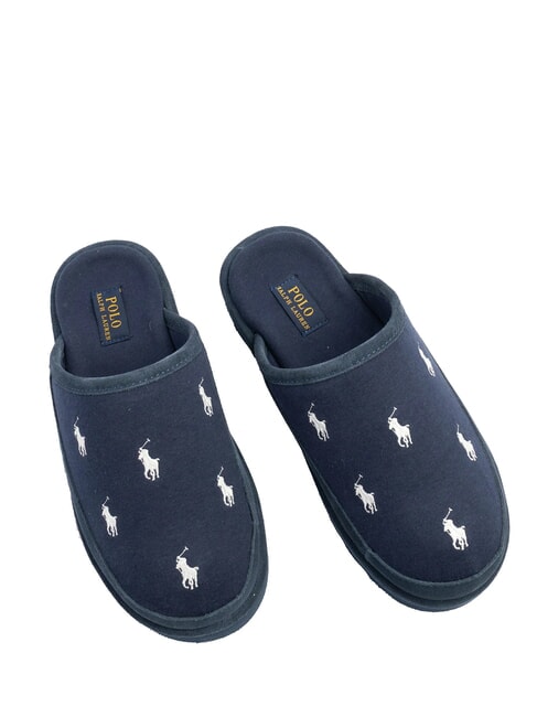READE RECYCLE  Slippers navy/paper white repeat pp - Men&rsquo;s shoes
