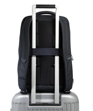 PIQUADRO HEXAGON 15.6" laptop backpack blue - Laptop backpacks - 5